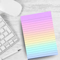 Rainbow Notepad, Kawaii Stationery, Tear-Off Planner Pad