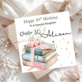 Chapter 30 Birthday Card For Her, Daughter, Sister, Friend, Sister In Law, Sister, Book Floral Design 30th Card