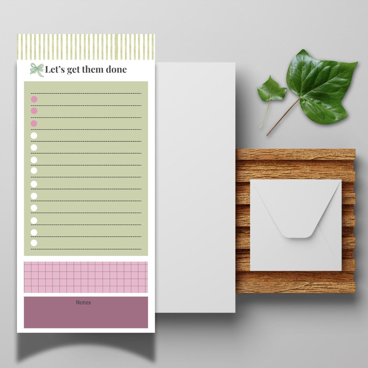 To Do List Planner Pad, Checklist Planner, Cute Kawaii Stationary, Aesthetic Daily Task List