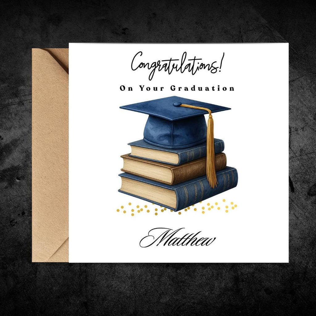 Graduation Card For Son, College University Grad, Class of 2026 Congratulations