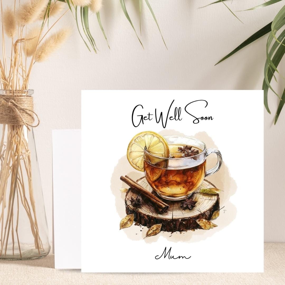 Personalized Get Well Soon Card, Het well cards