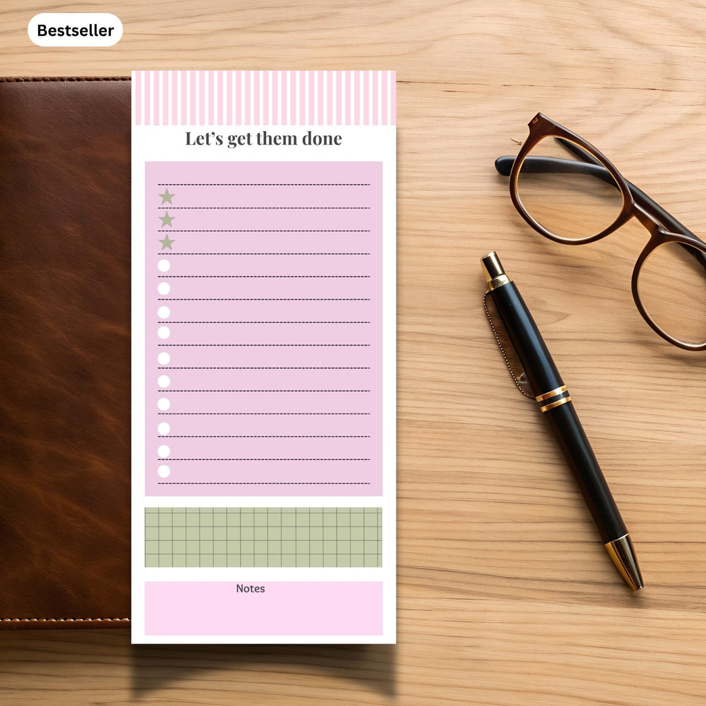 To Do List, Checklist Planner, Cute Kawaii Stationary, Aesthetic Daily Task List