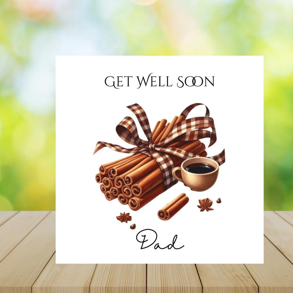Personalized Get Well Soon Card For Mum Grandad, Nanna