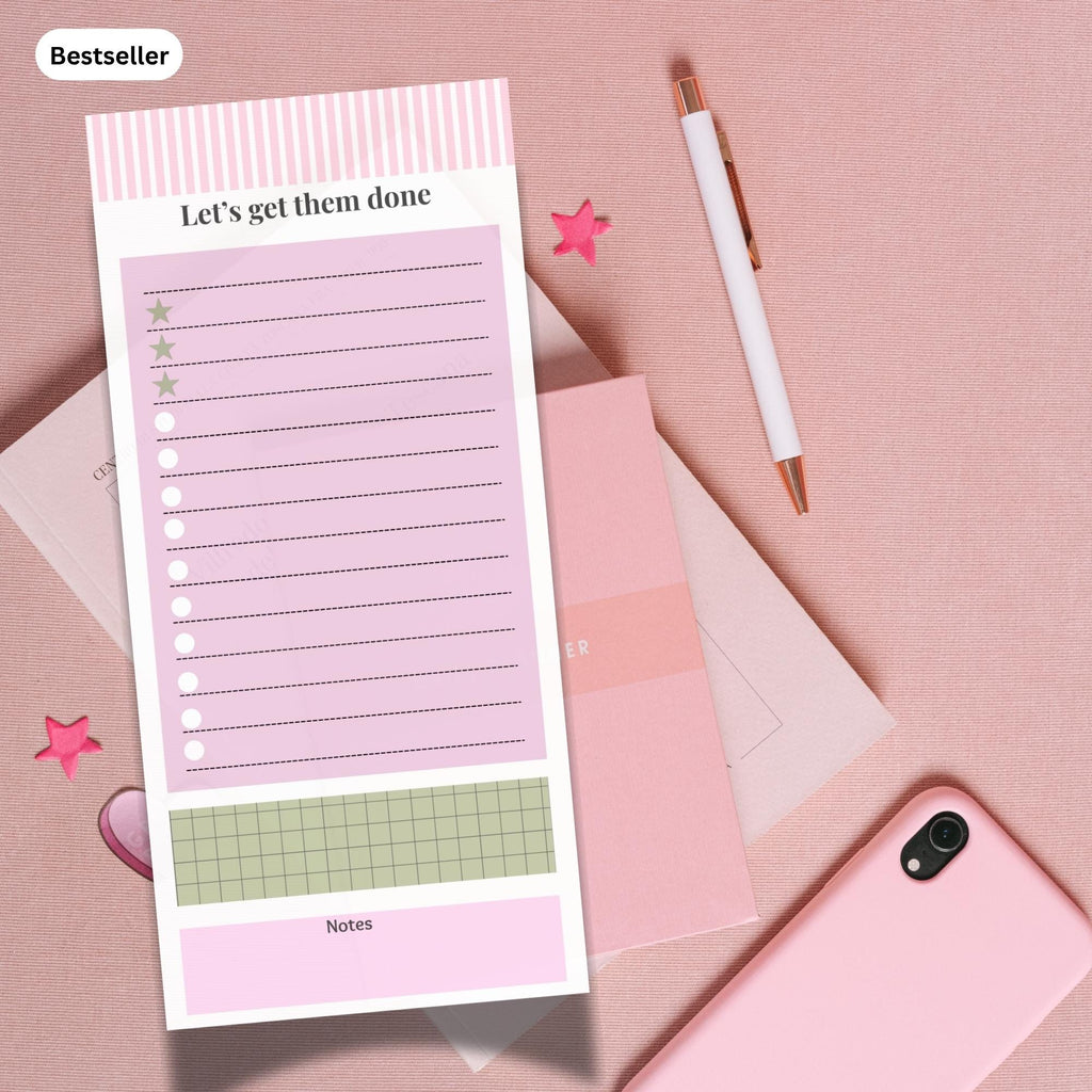 To Do List, Checklist Planner, Cute Kawaii Stationary, Aesthetic Daily Task List
