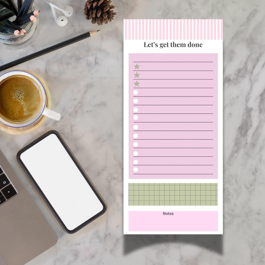 To Do List, Checklist Planner, Cute Kawaii Stationary, Aesthetic Daily Task List