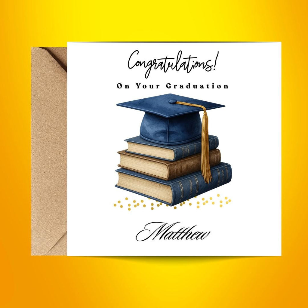 Graduation Card For Son, College University Grad, Class of 2026 Congratulations