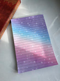 Rainbow Star Notepad, Tear-Off Planner Pad