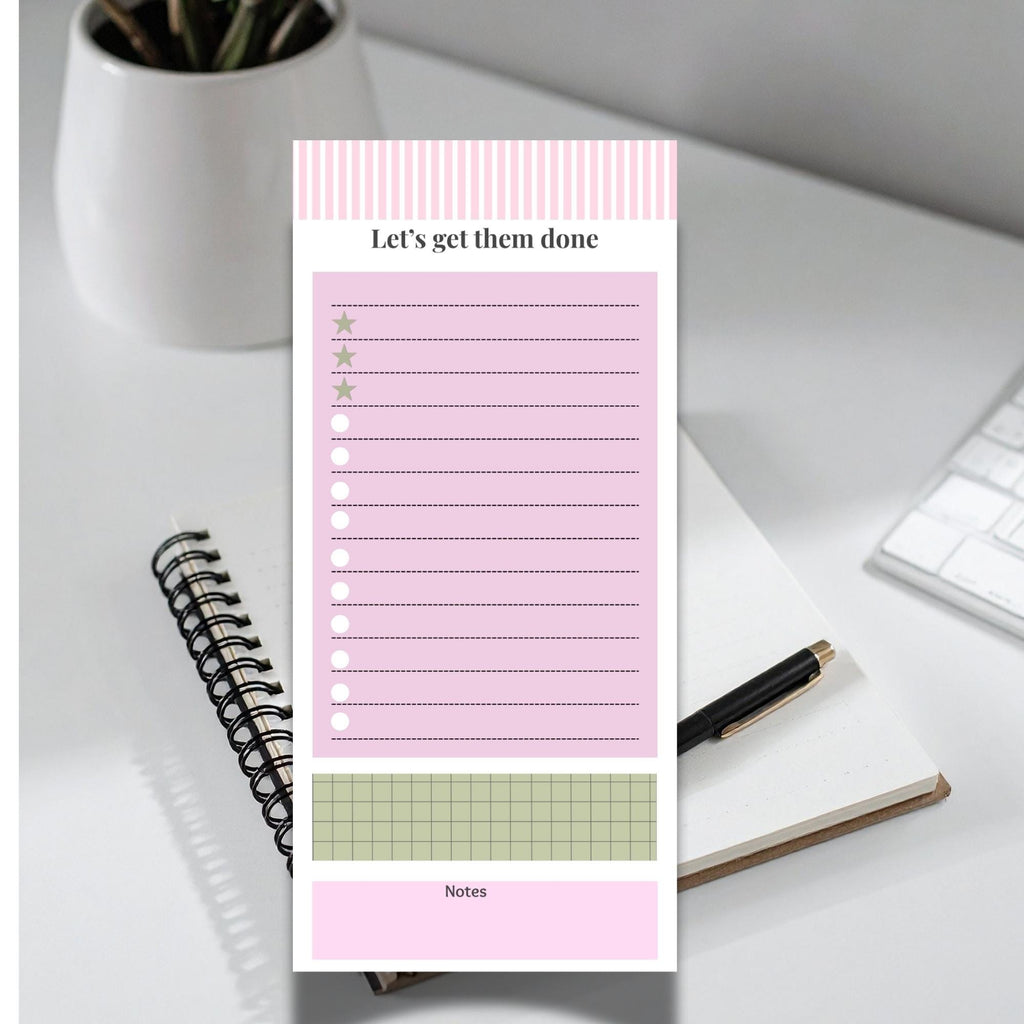 To Do List, Checklist Planner, Cute Kawaii Stationary, Aesthetic Daily Task List