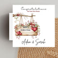 Personalized New Home Congratulations Card, Housewarming Gift, Custom Address Name Cards
