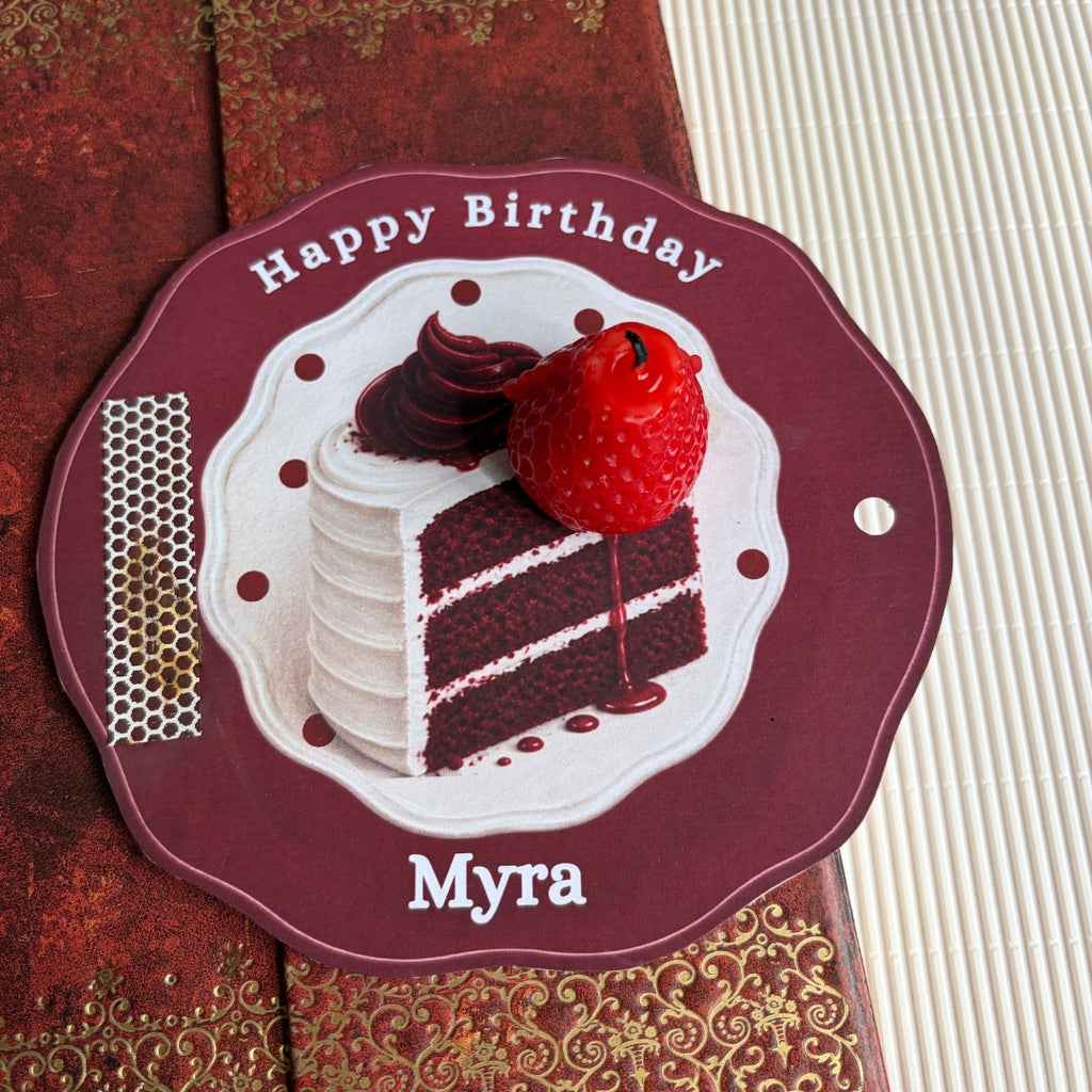 Make a wish candle card: Candle birthday greeting card with Candle & match