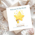 Welcome To The World Baby Brother Sister Card, New-born Announcement Gift, Baby Sister Keepsake