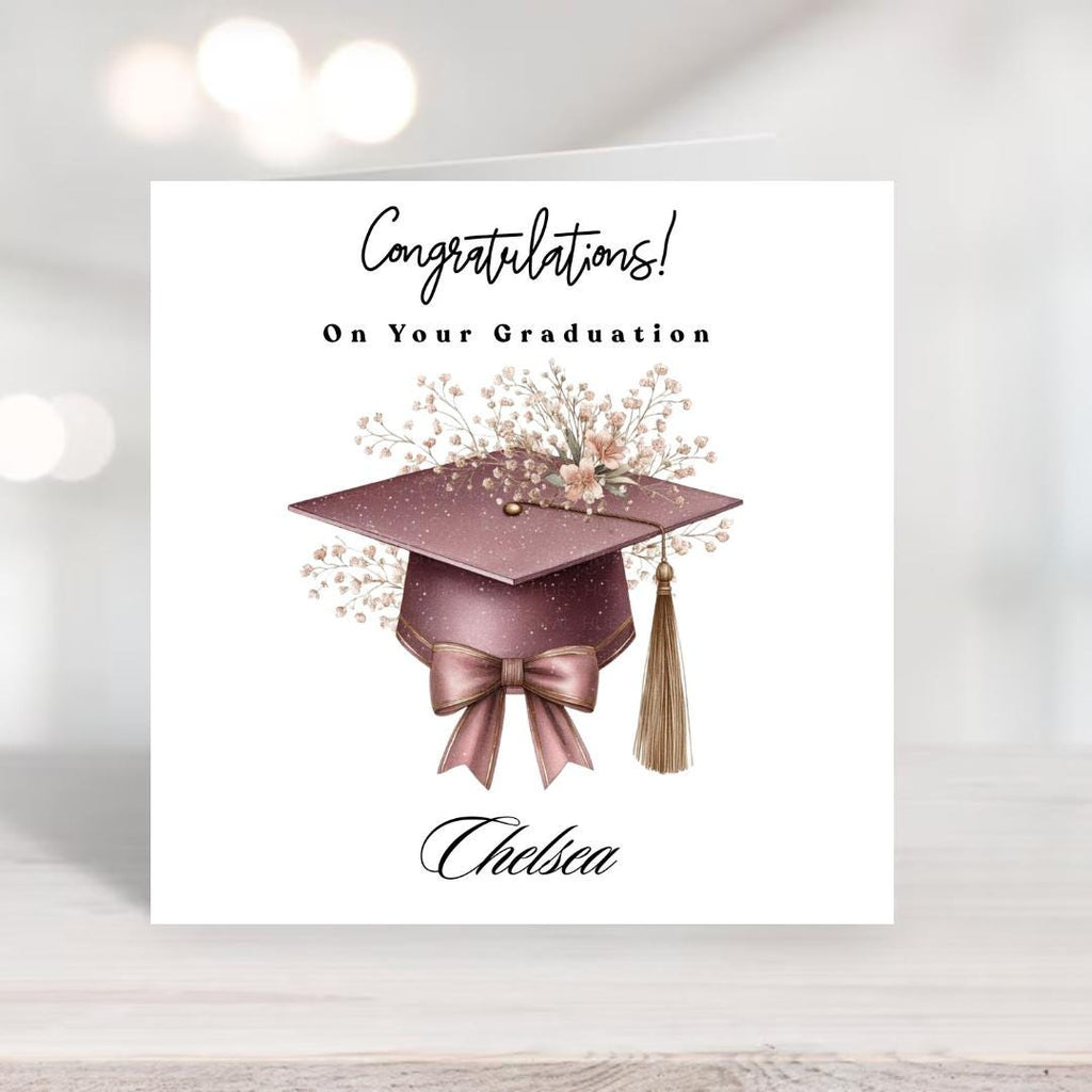 Personalized Graduation Card For Daughter, College University Grad, Class of 2026 Congratulations