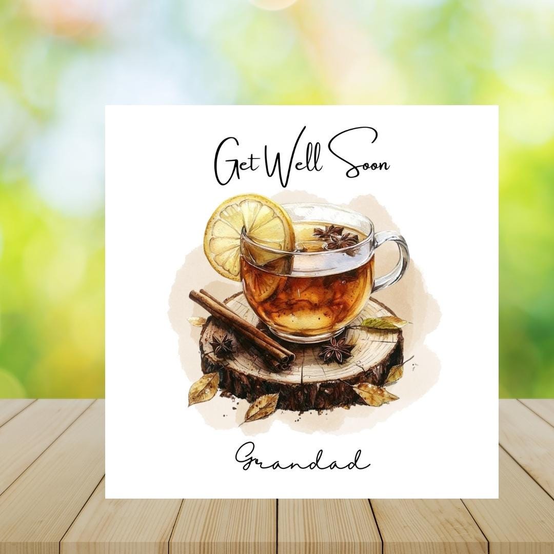Personalized Get Well Soon Card, Het well cards