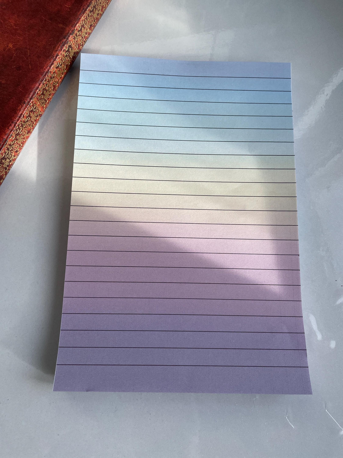 Rainbow Notepad, Kawaii Stationery, Tear-Off Planner Pad