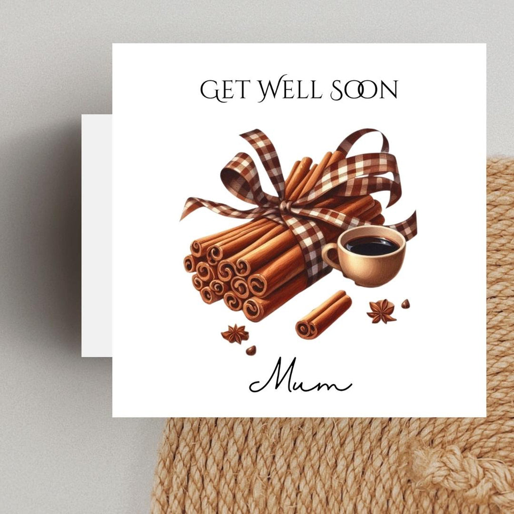 Personalized Get Well Soon Card For Mum Grandad, Nanna