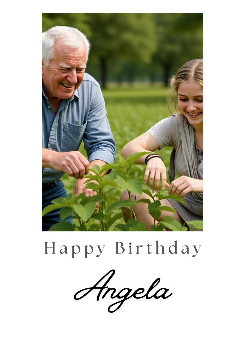 Personalized Photo Birthday Card, Custom Keepsake