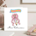 Personalized Thank You Card for Teacher Keyworker Teaching Assistant Childminder School Nursery