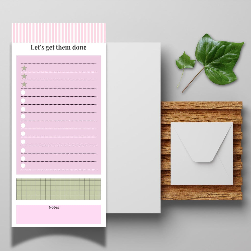 To Do List, Checklist Planner, Cute Kawaii Stationary, Aesthetic Daily Task List