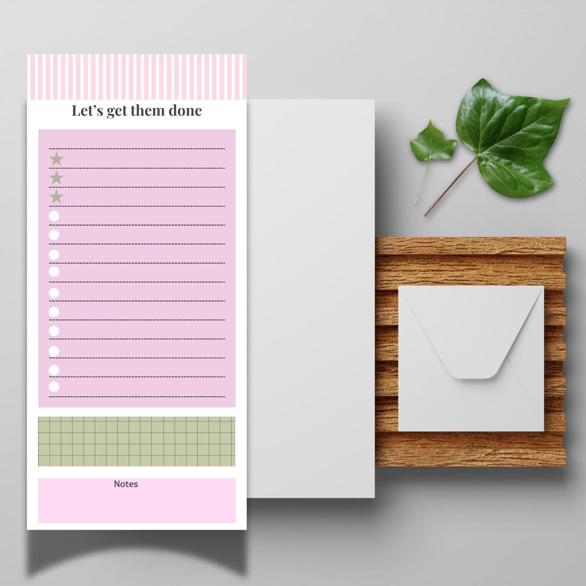 To Do List, Checklist Planner, Cute Kawaii Stationary, Aesthetic Daily Task List