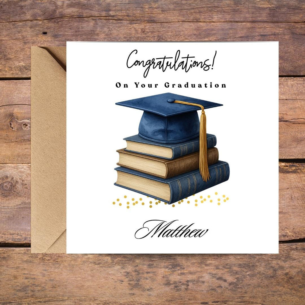 Graduation Card For Son, College University Grad, Class of 2026 Congratulations